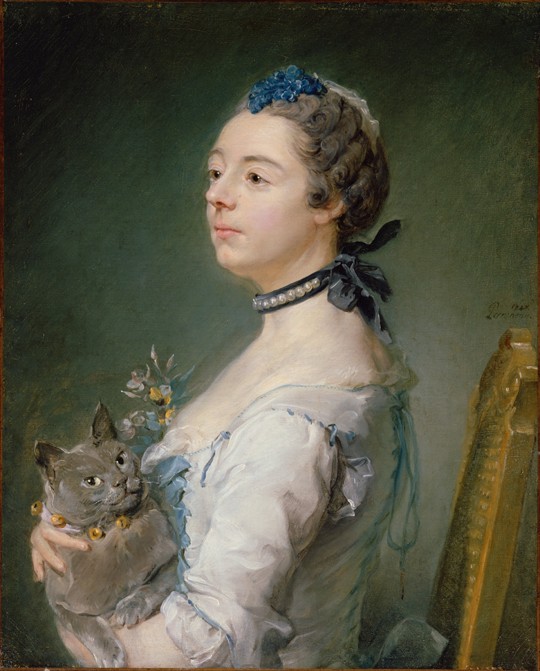 Magdaleine Pinceloup de la Grange, née de Parseval à Jean-Baptiste Perronneau