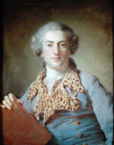 Portrait of Jean-Georges Noverre (1727-1810) à Jean-Baptiste Perronneau