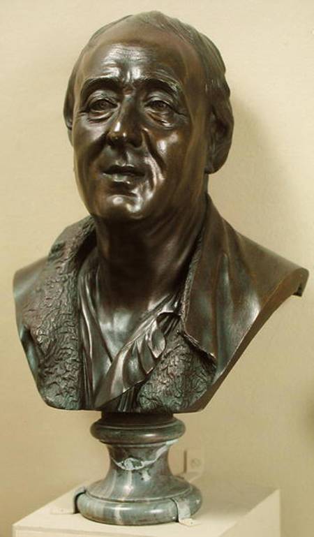 Bust of Denis Diderot (1713-84) à Jean-Baptiste Pigalle