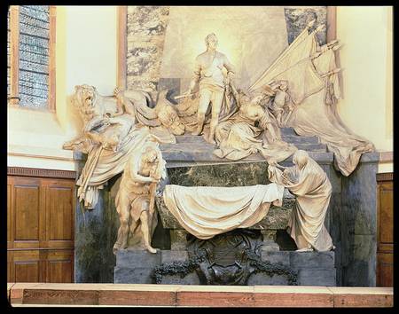 Tomb of Marshal Maurice de Saxe (1696-1750) à Jean-Baptiste Pigalle