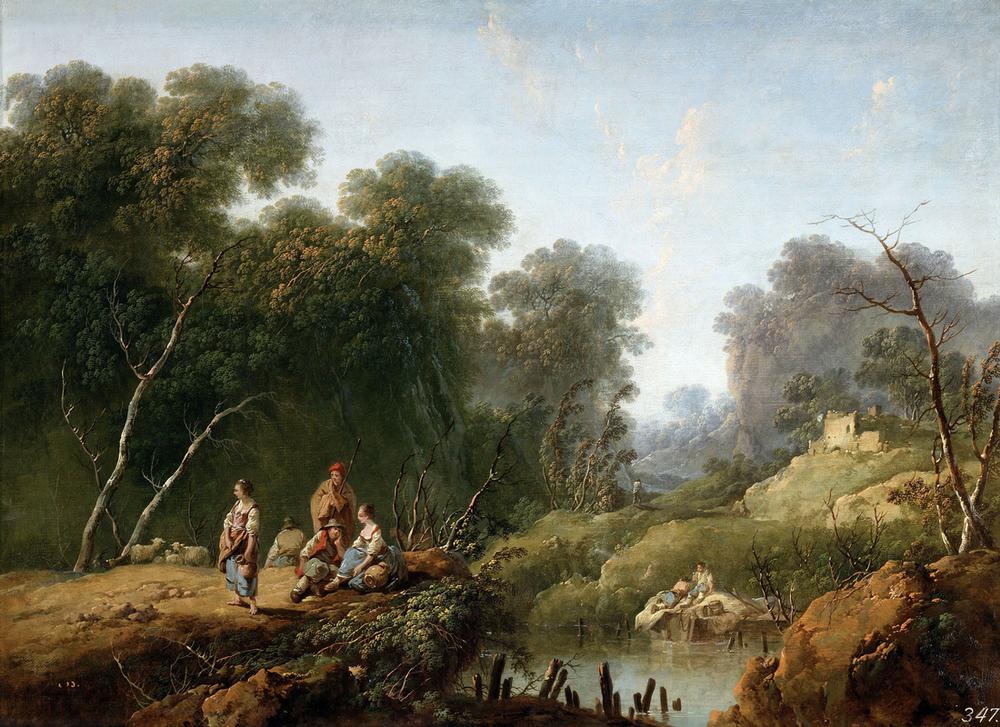 Lanscape à Jean-Baptiste Pillement