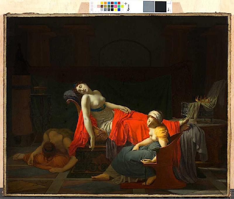 Der Tod der Kleopatra à Jean-Baptiste Regnault