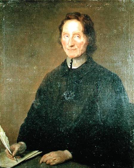 Portrait of Nicolas de Malebranche (1628-1715) early 19th century à Jean Baptiste Santerre