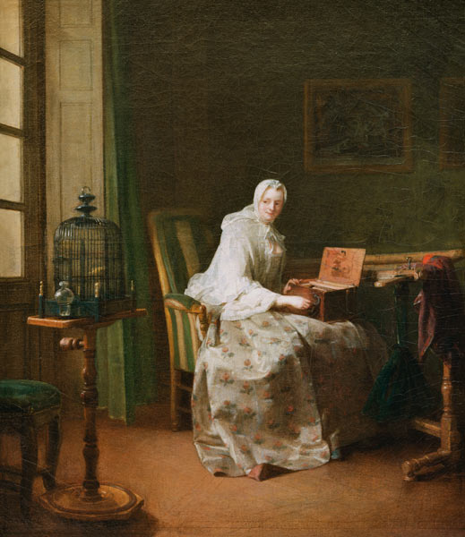 La Serinette à Jean-Baptiste Siméon Chardin