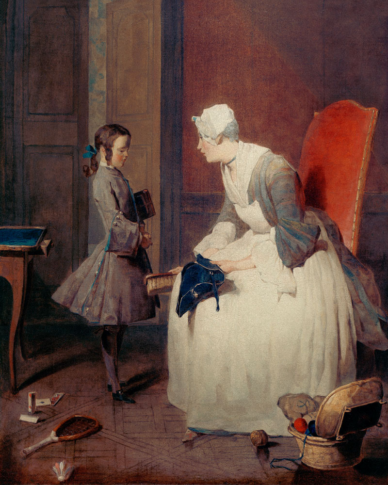 The Governess à Jean-Baptiste Siméon Chardin