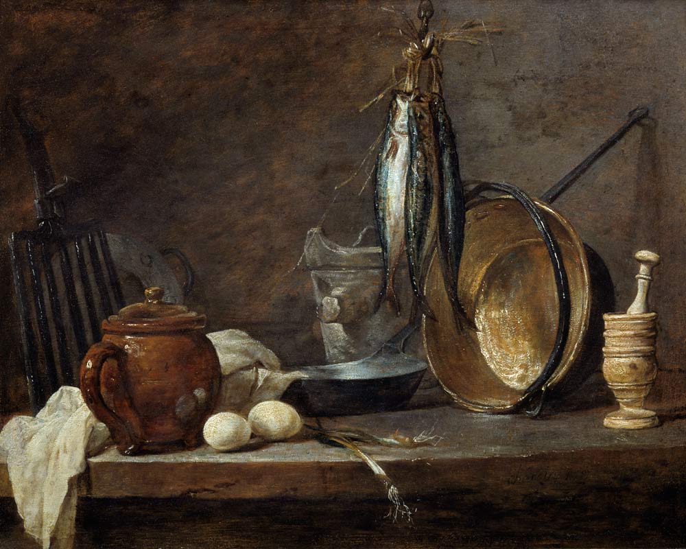 le repas rapide à Jean-Baptiste Siméon Chardin