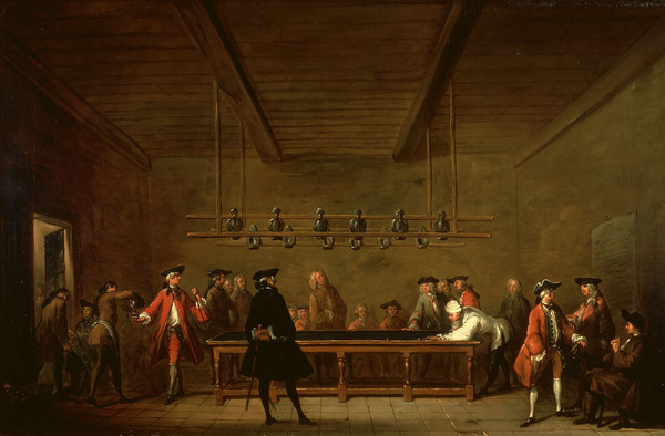Chardin / The Billiard Match à Jean-Baptiste Siméon Chardin