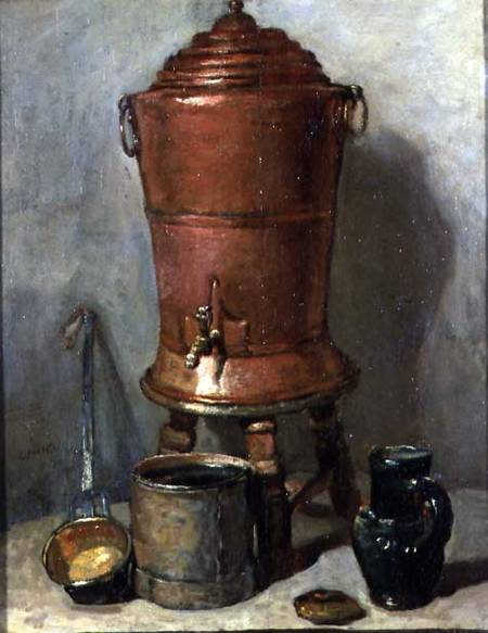 The Copper Drinking Fountain à Jean-Baptiste Siméon Chardin