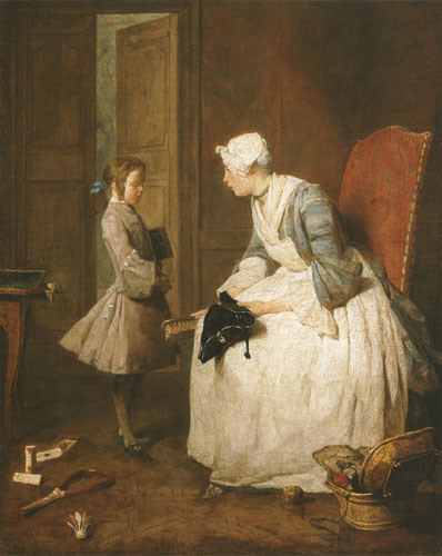 the governess à Jean-Baptiste Siméon Chardin