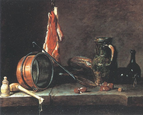 le repas de viande à Jean-Baptiste Siméon Chardin