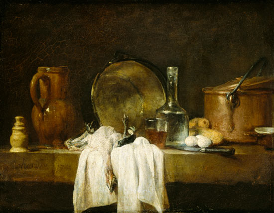 The Kitchen Table à Jean-Baptiste Siméon Chardin