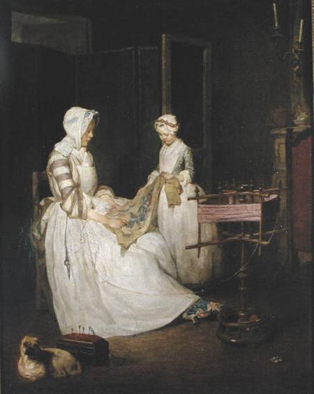 The Laborious Mother à Jean-Baptiste Siméon Chardin