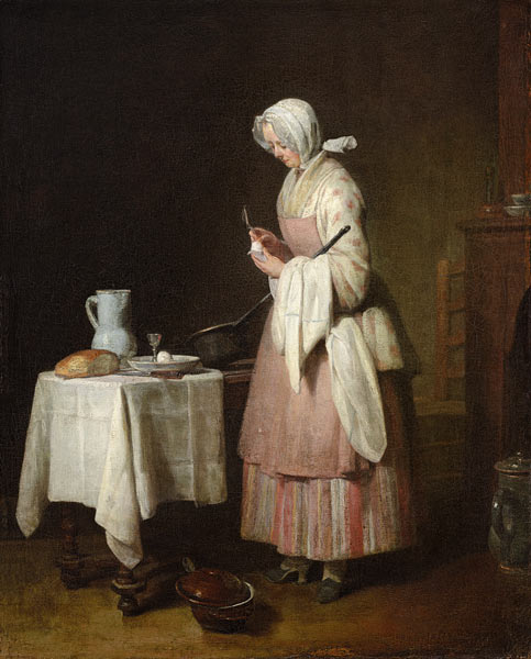 the provident nurse à Jean-Baptiste Siméon Chardin