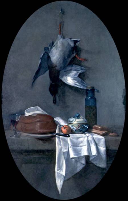 Still Life With Duck à Jean-Baptiste Siméon Chardin