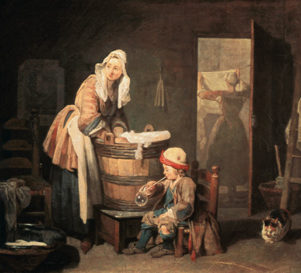 The Washerwoman à Jean-Baptiste Siméon Chardin