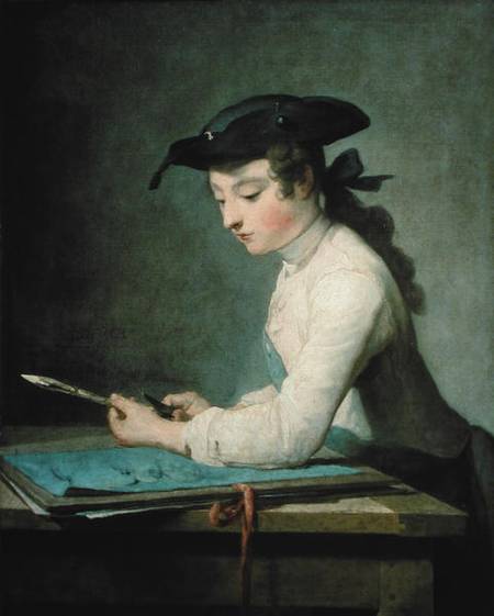 The Young Draughtsman à Jean-Baptiste Siméon Chardin