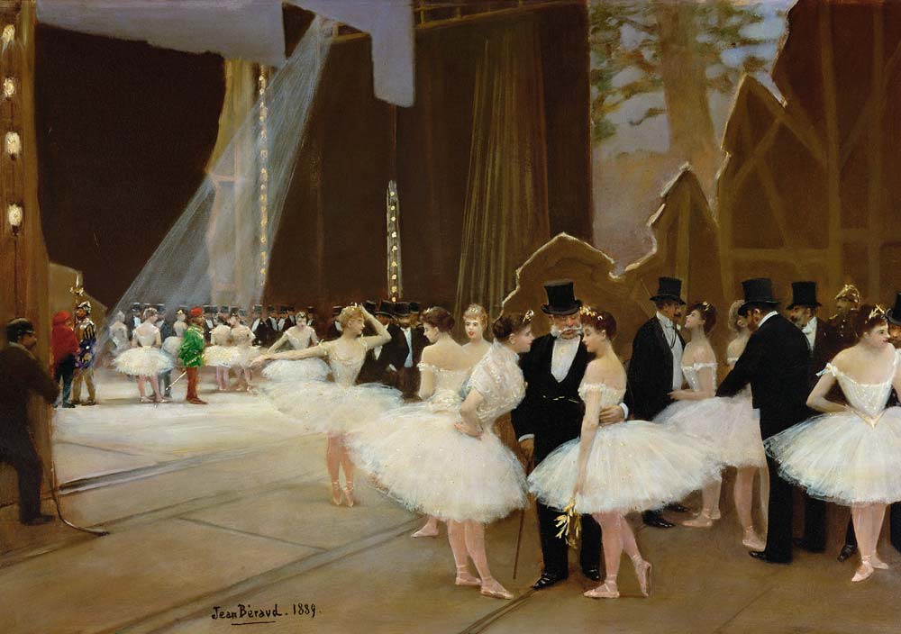 In the Wings at the Opera House à Jean Beraud