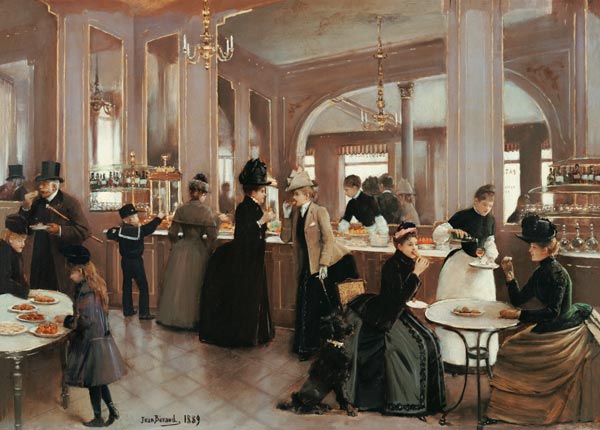 La Patisserie Gloppe, Champs Elysees, Paris à Jean Beraud