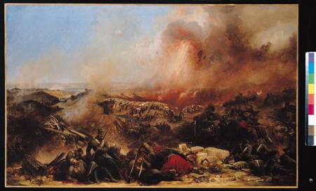 The Battle of Sebastopol, left section of triptych à Jean Charles Langlois