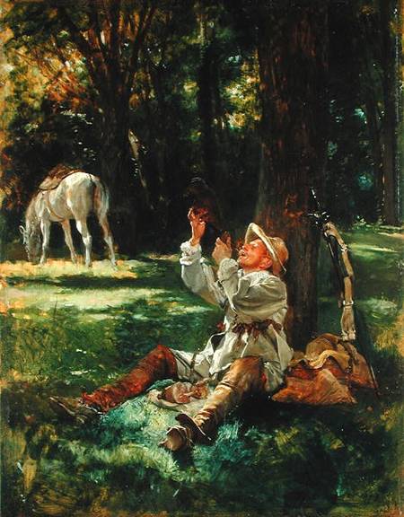 Rider's Rest à Jean Charles Meissonier