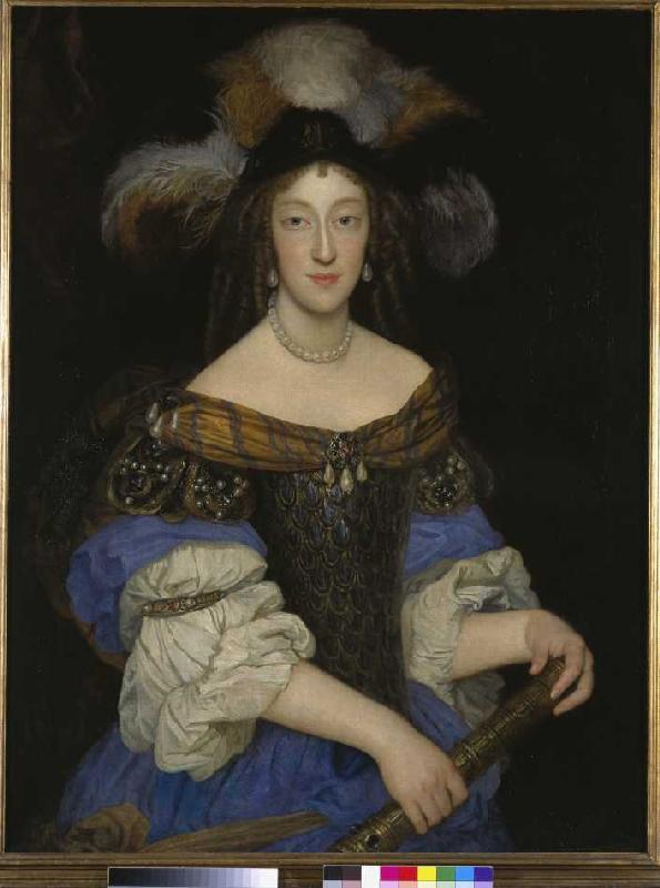 Portrait der Henriette Adelaide. à Jean Delamonce