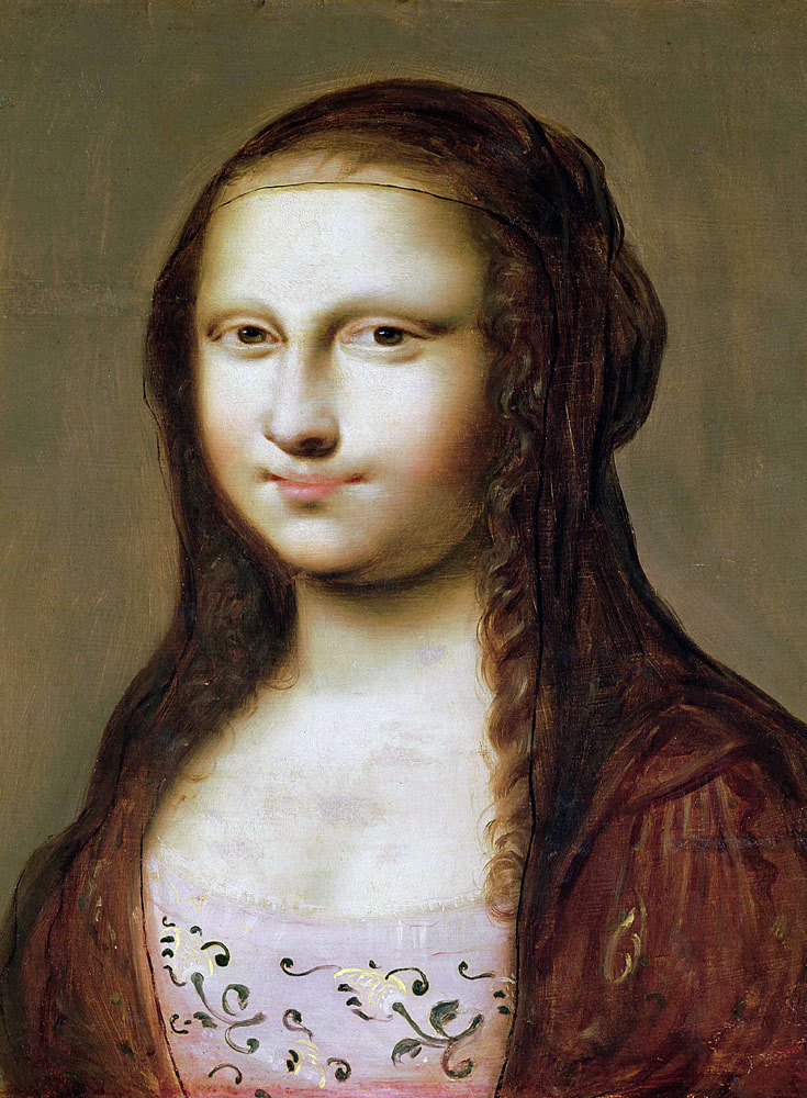Portrait of a Woman Inspired by the Mona Lisa à Jean Ducayer