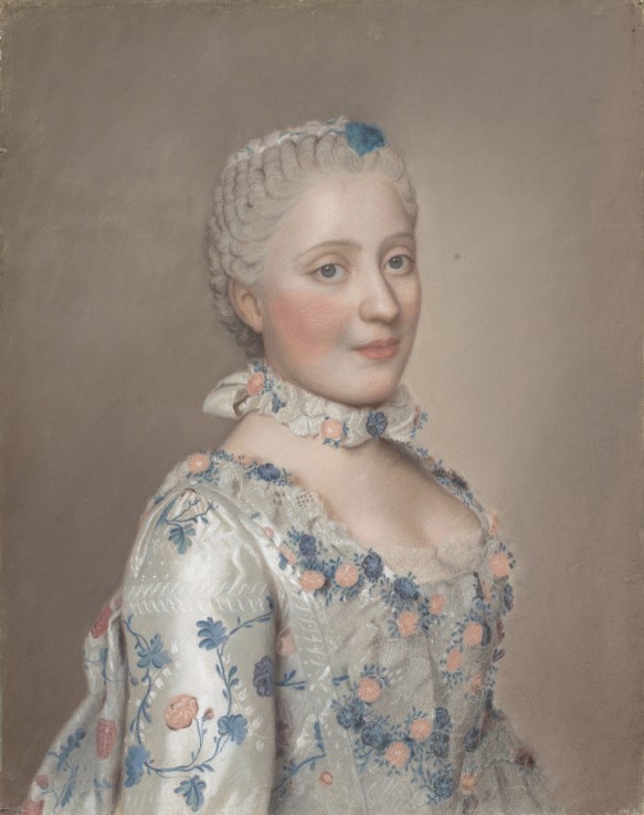 Portrait of Princess Maria Josepha of Saxony (1731–1767) à Jean-Étienne Liotard