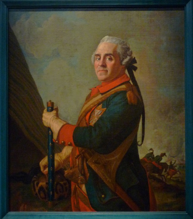 Portrait of Maurice de Saxe (1696–1750), Marshal of France à Jean-Étienne Liotard