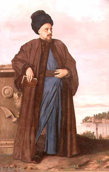 Richard Pococke in oriental costume à Jean-Étienne Liotard