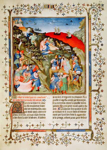 Ms Fr.247 f.25 The Story of Joseph, illustration, from ''Antiquites Judaiques'', c.1470  (see also 3 à Jean Fouquet
