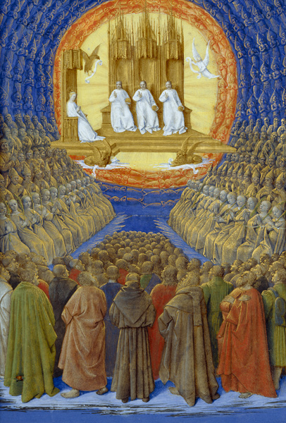 Die heilige Dreifaltigkeit à Jean Fouquet