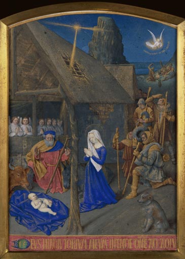 Christi Geburt und Anbetung der Hirten à Jean Fouquet