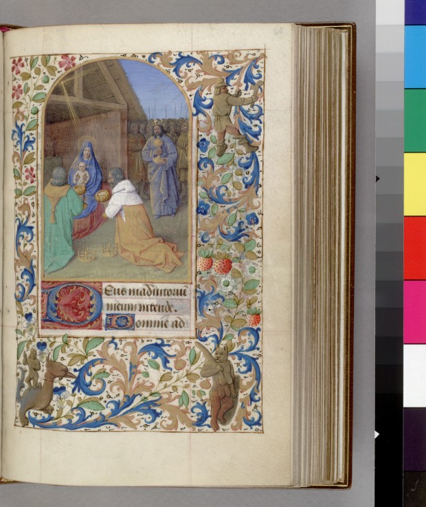 The Adoration of the Magi (Book of Hours) à Jean Fouquet
