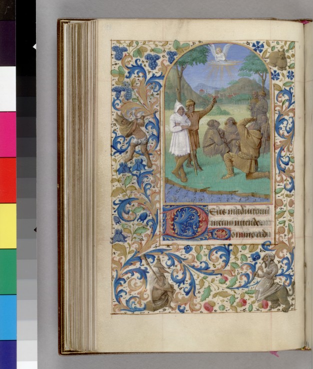 The Annunciation to the Shepherds (Book of Hours) à Jean Fouquet