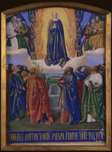 Die Himmelfahrt Mariae à Jean Fouquet