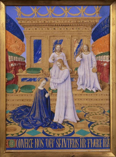 Die Kroenung Mariae à Jean Fouquet