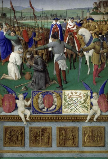 Die Marter des Apostels Jakobus Maior à Jean Fouquet