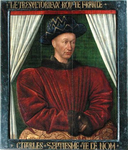 Portrait de Charles VII, roi de France à Jean Fouquet