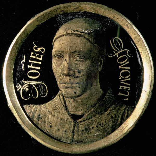 Self portrait medallion à Jean Fouquet