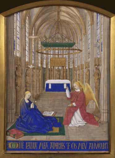 Die Verkuendigung an Maria (I) à Jean Fouquet