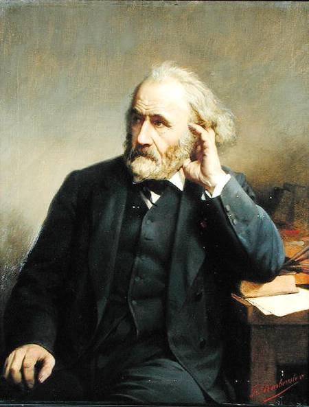 Portrait of Joseph Chenavard (1807-95) à Jean-Francois Armbruster