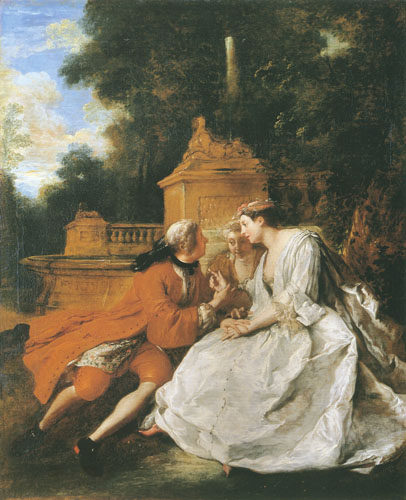 the game of Pied-de-Boeuf à Jean François de Troy