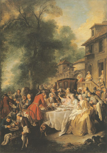 the meal of the chase à Jean François de Troy