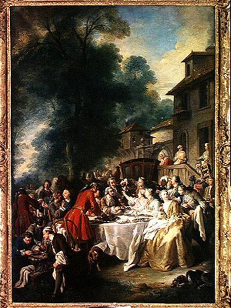 The Hunt Lunch à Jean François de Troy
