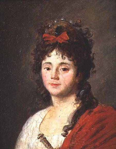 Portrait of Mademoiselle Maillard (1766-1818) as the Goddess of Reason at the Fete de l'Eglise de No à Jean Francois Garneray