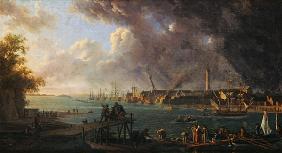 Vue du port de Lorient