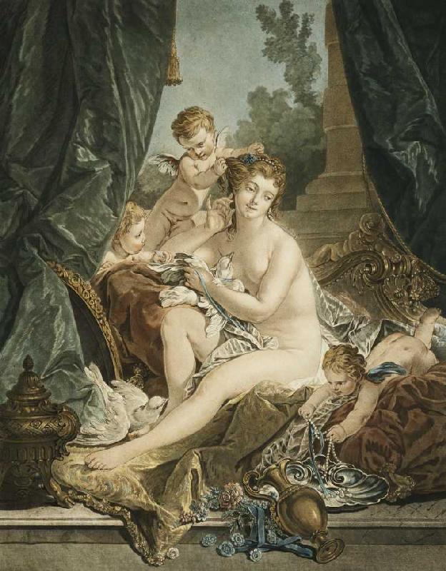 Die Toilette der Venus à Jean-Francois Janinet