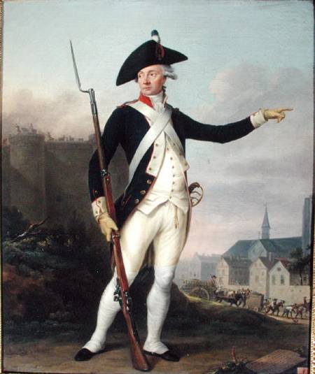 Citizen Nau-Deville in the Uniform of the National Guard, 15th July 1789 à Jean Francois Marie Bellier