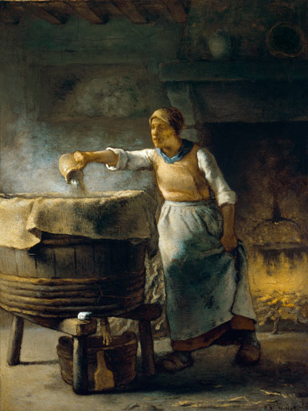 La femme de lavage. à Jean-François Millet