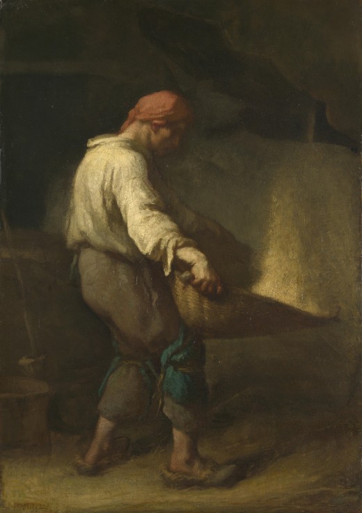 The Winnower à Jean-François Millet